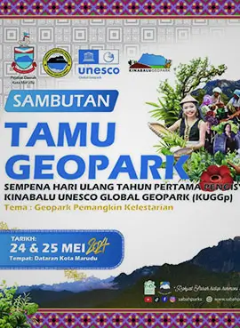 Tamu Geopark - Ulangtahun Pertama Pengisytiharaan Kinabalu UNESCO Global Geopark